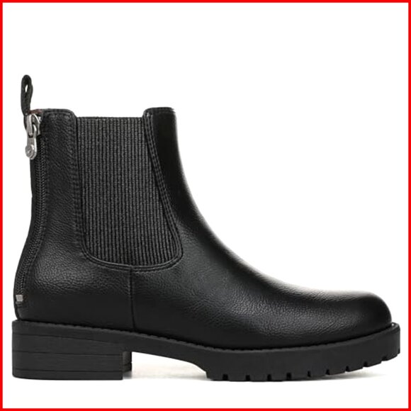 Amazon.com | Bacia Lug Sole Chelsea Boots Womens Fashion  Vegan Ankle Boots with Lug Sole, Back Zipper, Stretch Panels